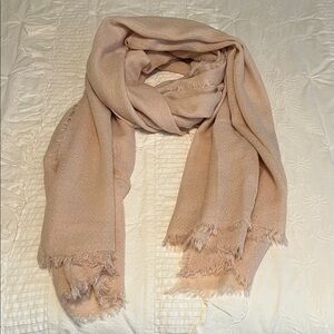 Blush pink scarf
